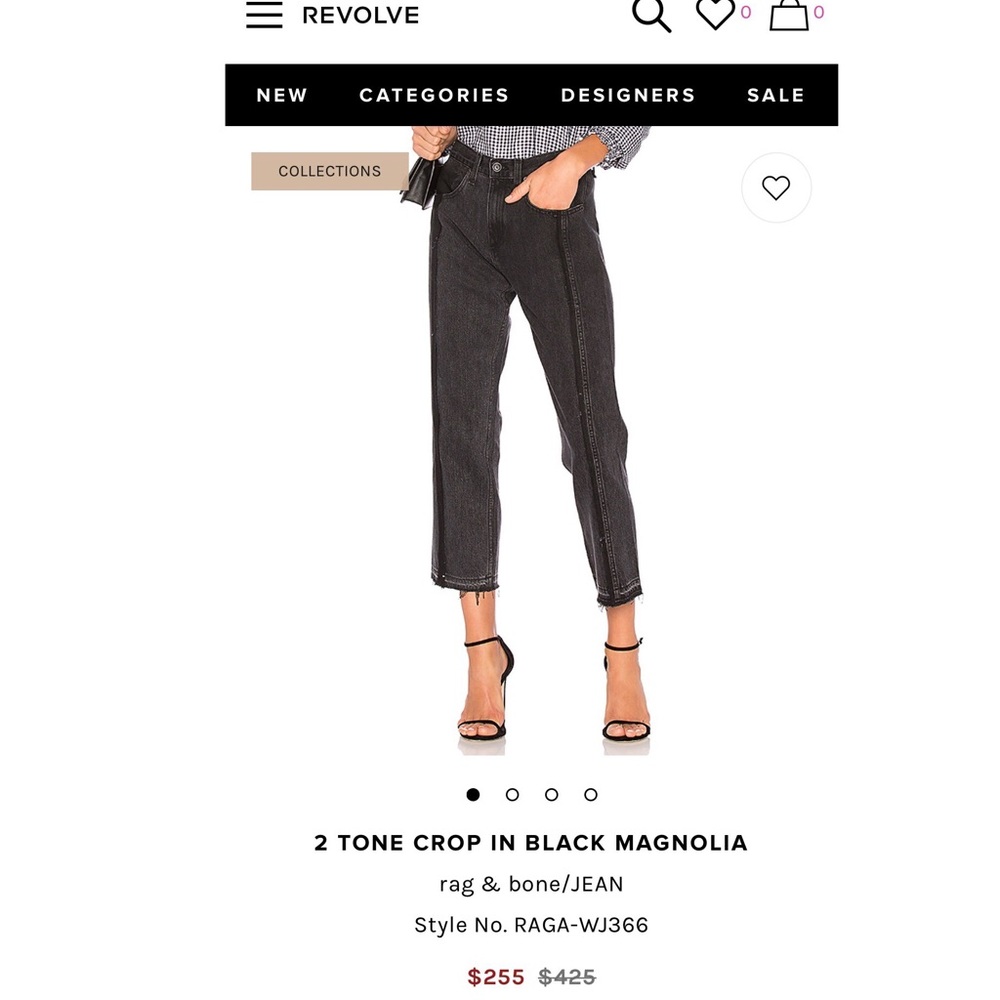 New Rag & Bone crop jeans